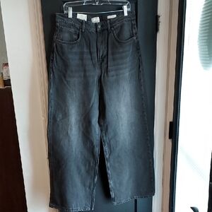 Cotton On Super Baggy Charcoal Jeans